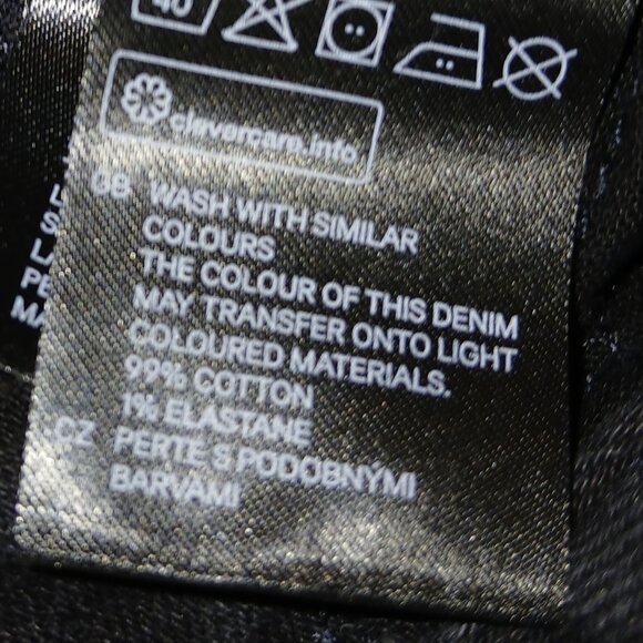 Baby H&M Conscious & Denim Slim Fit 4-6 Month Black Jeans Infant - Picture 5 of 6